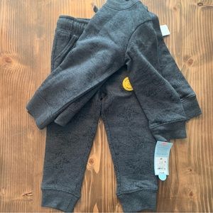 Brand New Grey Dino Sweatset, 2T